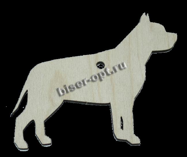 Добрый мастер деревянная заготовка для декупажа №16136 "Собака" 10*8см (1шт) цвет:дерево