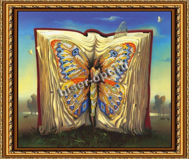 «Светлица» рисунок на ткани для вышивания бисером К-005 «Волшебная книга» 36*30,3см (1шт) цвет:К-005