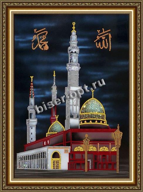«Светлица» набор для вышивания бисером №003 «Мечеть» бисер Чехия 22,9*28,8см (1шт) цвет:003
