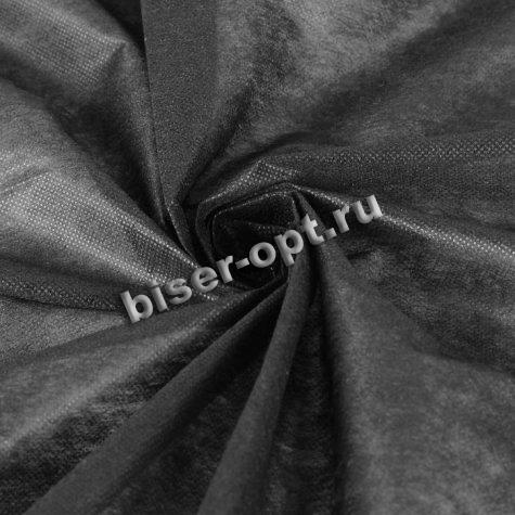 Флизелин клеевой сплошной WK2016SF плотность 25г/кв.м 100% ПЭ (0,9*1м) цвет:черный