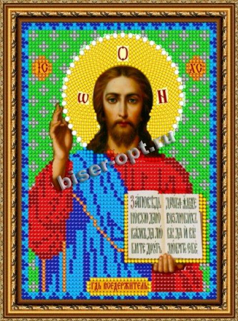 «Диамант» схема на атласе с клеевым покрытием для алмазной вышивки ДМ-363 «Иисус» 15,5*20,5см (1шт) цвет:ДМ-363
