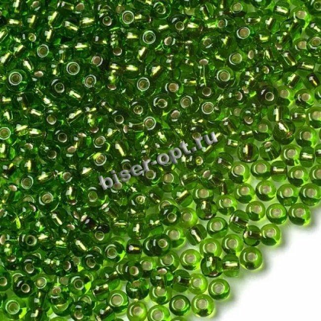 Бисер "PRECIOSA" Transparent - Silver Lined № 331 29 001 10/0 (46-50гр) цвет:57430-2(кр)