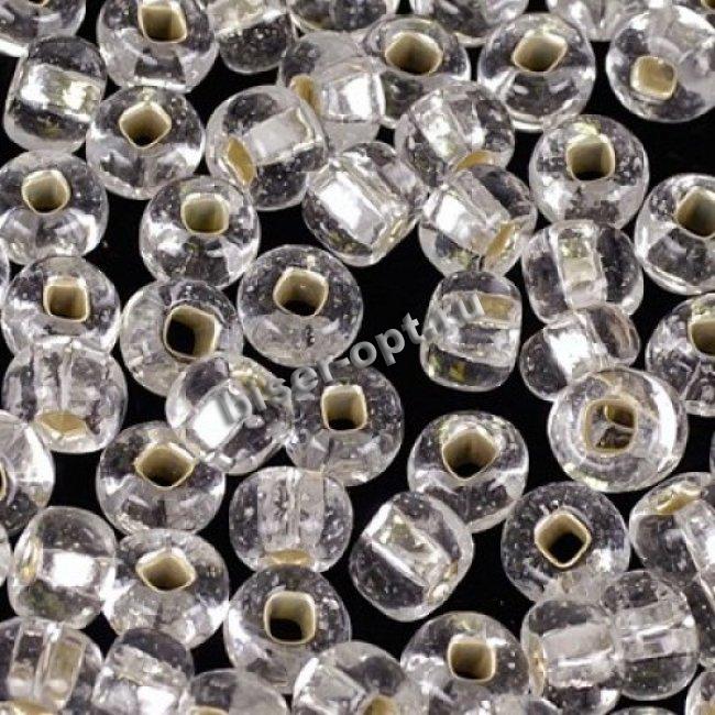 Бисер "PRECIOSA" Transparent - Silver Lined № 331 29 001 10/0 (46-50гр) цвет:78102(кв)