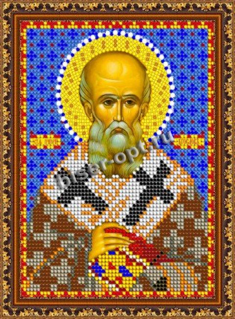 «Светлица» набор для вышивания бисером 8764М «Св.Григорий» бисер Чехия 12*16см (1шт) цвет:8464М