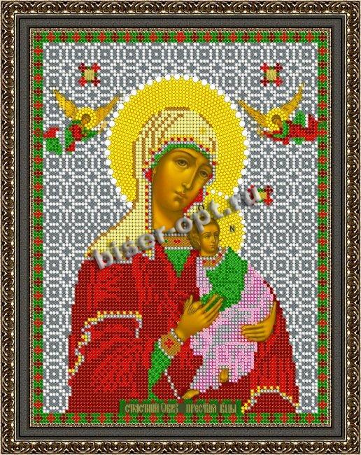 «Светлица» рисунок на ткани для вышивания бисером 325Р «Страстный образ Пресвятой Богородицы» 19*24см (1шт) цвет:325Р