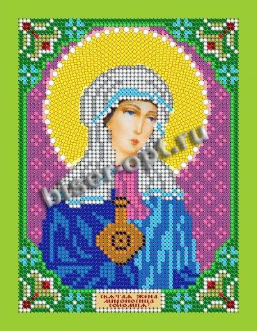 «Светлица» набор для вышивания бисером 8664М «Св. жена Мироносица Соломия» бисер Чехия 12*16см (1шт) цвет:8664М