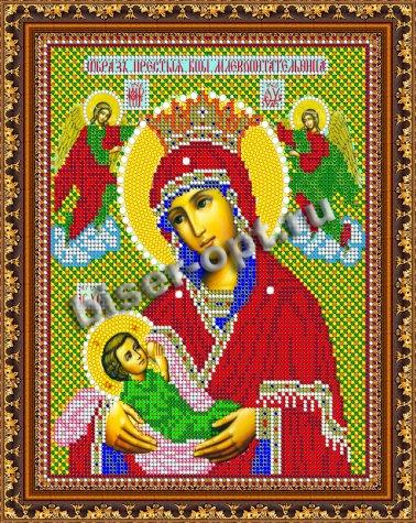 «Светлица» рисунок на ткани для вышивания бисером 394 «Богородица Млекопитательница» 19*24см (1шт) цвет:394