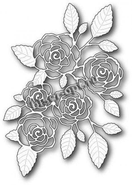 Добрый мастер деревянная заготовка для декупажа №18191 "Розы" 8*12см (1шт) цвет:дерево