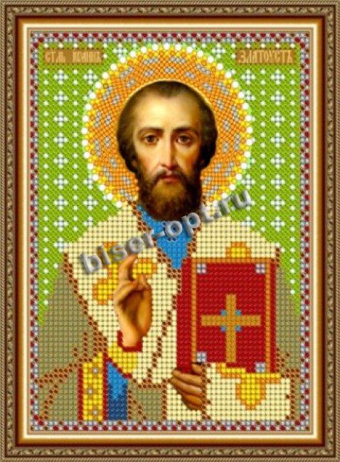 «Светлица» рисунок на ткани для вышивания бисером 770МР «Св. Иоанн» 12*16см (1шт) цвет:770МР