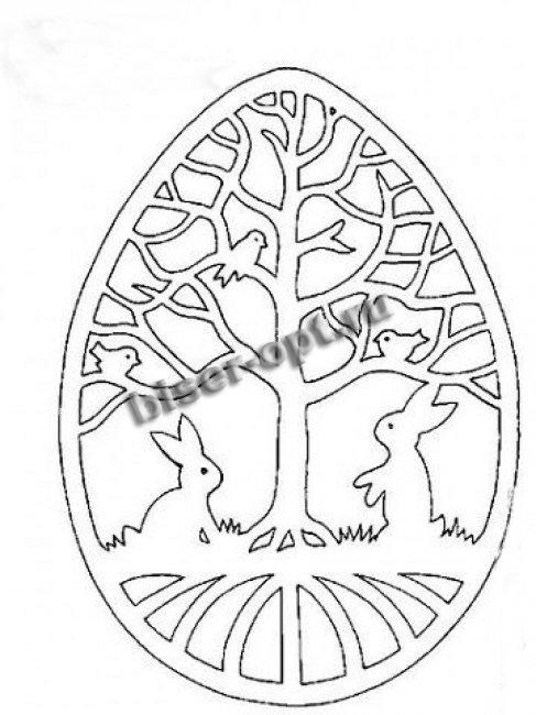 Добрый мастер деревянная заготовка для декупажа №19139 Яйцо "Пасха" 8*11см*3мм (1шт) цвет:дерево