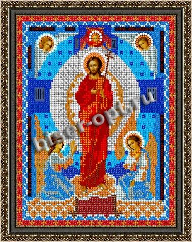 «Светлица» рисунок на ткани для вышивания бисером 338 «Воскресение Христово» 19*24см (1шт) цвет:338