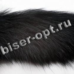 Тесьма - мех кролик FS 3092 25мм (100м) цвет:075-черный