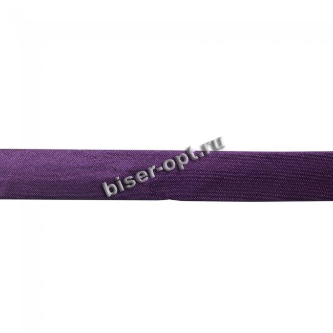Косая бейка 5/8" 15мм (10боб*132м) цвет:180-фиолетовый
