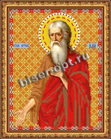 «Светлица» рисунок на ткани для вышивания бисером 831 «Св. Пророк Илья» 19*24см (1шт) цвет:831