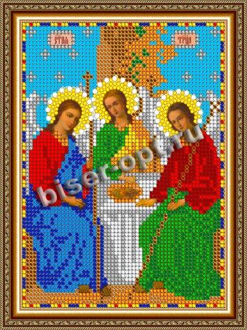 «Светлица» рисунок на ткани для вышивания бисером 331М «Св. Троица» 12*16см (1шт) цвет:331М