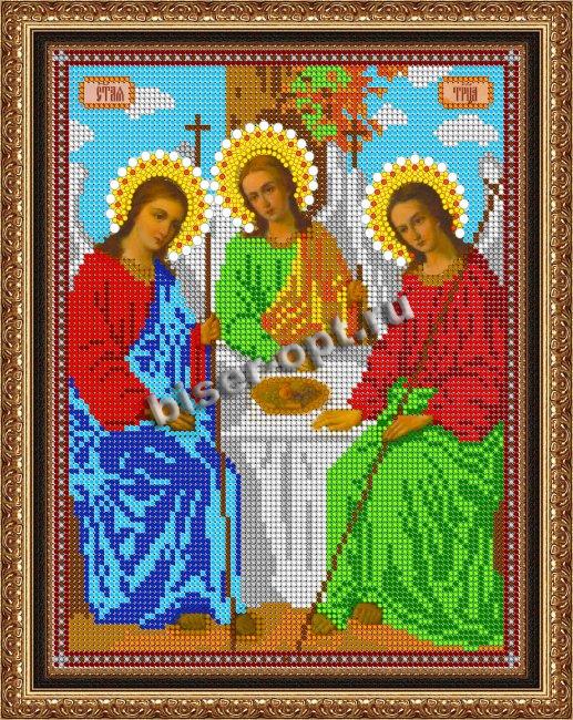 «Светлица» набор для вышивания бисером 7331 «Св. Троица» бисер Китай 19*24см (1шт) цвет:7331