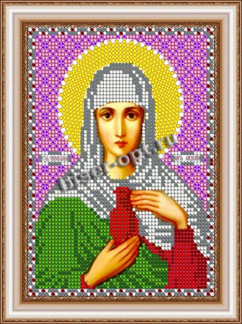 «Светлица» набор для вышивания бисером 7738М «Св.Мученица Мария Магдалина» бисер Китай 12*16см (1шт) цвет:7738М