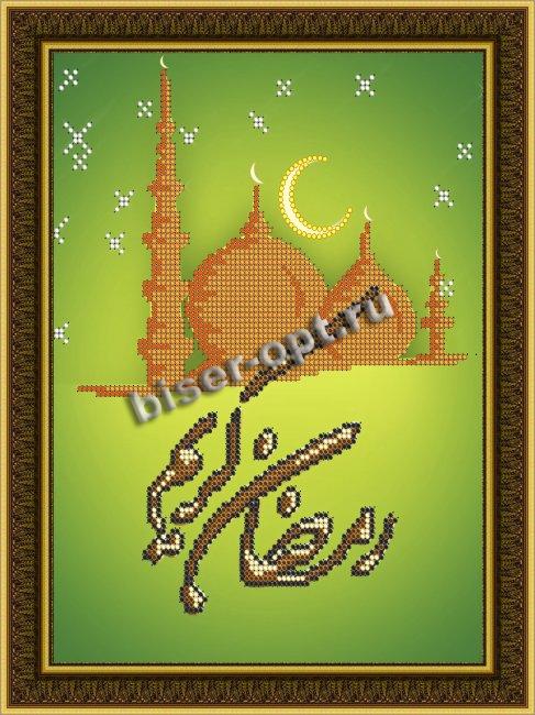 «Светлица» рисунок на ткани для вышивания бисером К-175 «Ислам» 19*24см (1шт) цвет:К-175