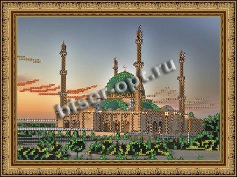 «Светлица» рисунок на ткани для вышивания бисером К-170 «Мечеть» 24*19см (1шт) цвет:К-170