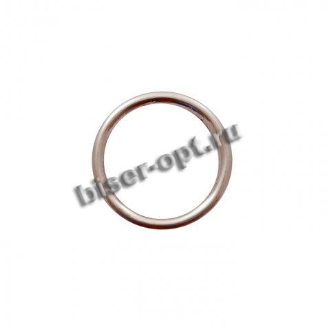 Кольцо металл №8069 литое 35/43мм (300шт) цвет:м.серебро