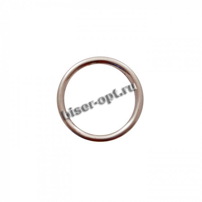 Кольцо металл №8069 литое 30/37мм (10шт) цвет:м. серебро