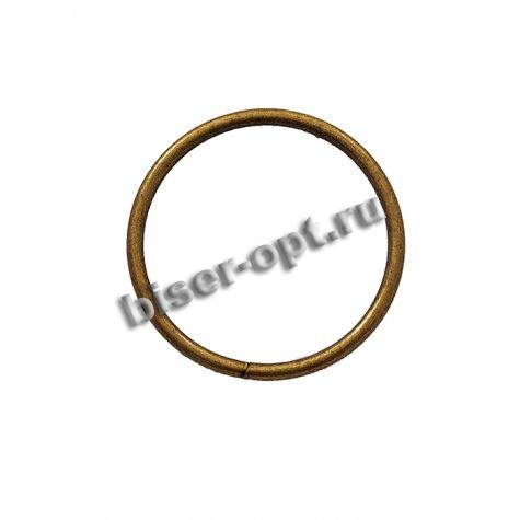 Кольцо металл №8071 сварное 20/24мм (1000шт) цвет:оксид