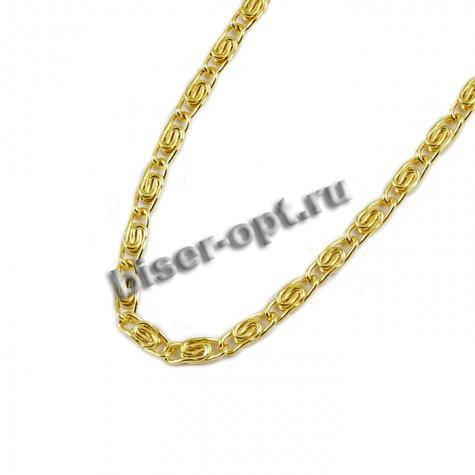 Цепочка для бижутерии FS8226 55-60см с карабином (12шт) цвет:золото