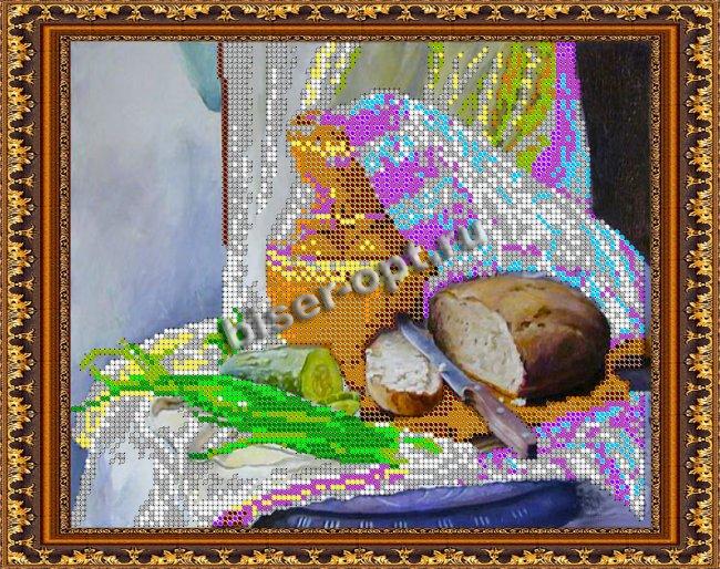 «Светлица» рисунок на ткани для вышивания бисером К-241 «Свежий хлеб» 24*19см (1шт) цвет:К-241