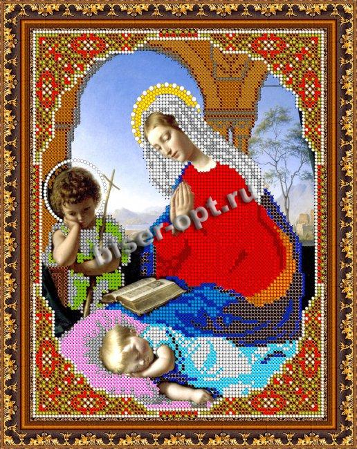 «Светлица» набор для вышивания бисером 8438 «Дева Мария Молится» бисер Чехия 19*24см (1шт) цвет:8438