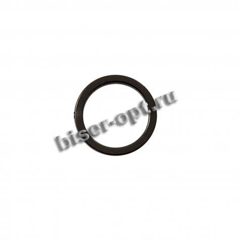 Кольцо пластик BG 8709 d 1,0/1,3см (100шт) цвет:075-черный