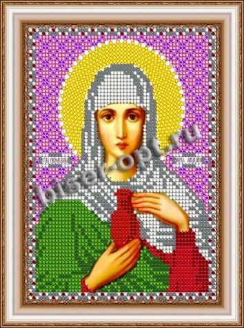 «Светлица» набор для вышивания бисером 8738М «Св.Мария Магдалина» бисер Чехия 12*16см (1шт) цвет:8738М