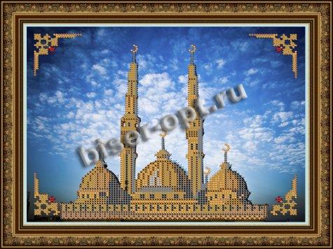«Светлица» рисунок на ткани для вышивания бисером К-205 «Мечеть» 24*19см (1шт) цвет:К-205