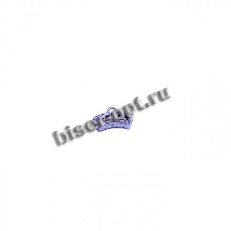 Бейл-подвеска крепление для кулона ZN-63354 литье 14*5мм (10шт) цвет:никель