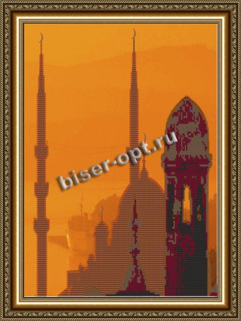 «Светлица» набор для вышивания бисером №069 «Мечеть» бисер Чехия 31,8*29,5см (1шт) цвет:069