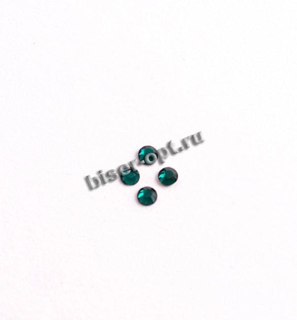 Стразы граненые холодной фиксации 6ss высшего качества цветные (100шт) цвет:205-Emerald
