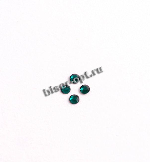 Стразы граненые холодной фиксации 10ss высшего качества цветные (100шт) цвет:205-Emerald