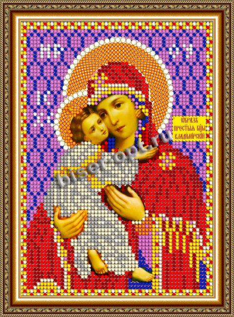 «Диамант» набор со стразами ДМ-373 «Прсв. Богородица Владимирская» 14,3*19,3см (1шт) цвет:ДМ-373