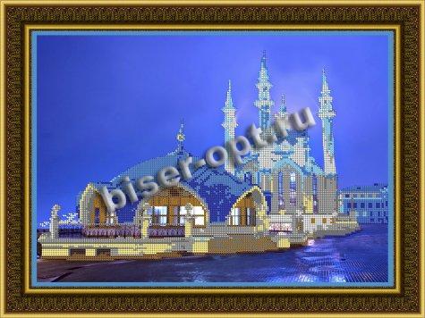 «Светлица» рисунок на ткани для вышивания бисером К-384 «Мечеть» 38*30см (1шт) цвет:К-384