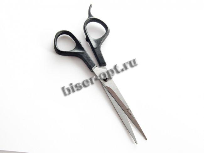 Ножницы парикмахерские с усилителем удлиненные Н-062 175мм (1шт) цвет:нерж.сталь