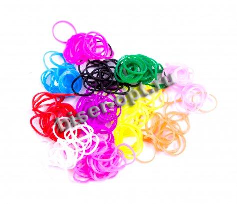 Набор для плетения браслетов №10019 из резинок (1уп*200шт) цвет:цветной