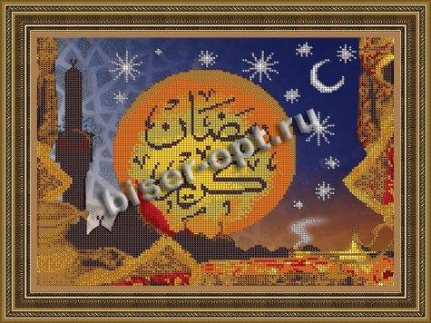 «Светлица» рисунок на ткани для вышивания бисером К-416 «Ислам» 24*30см (1шт) цвет:К-416