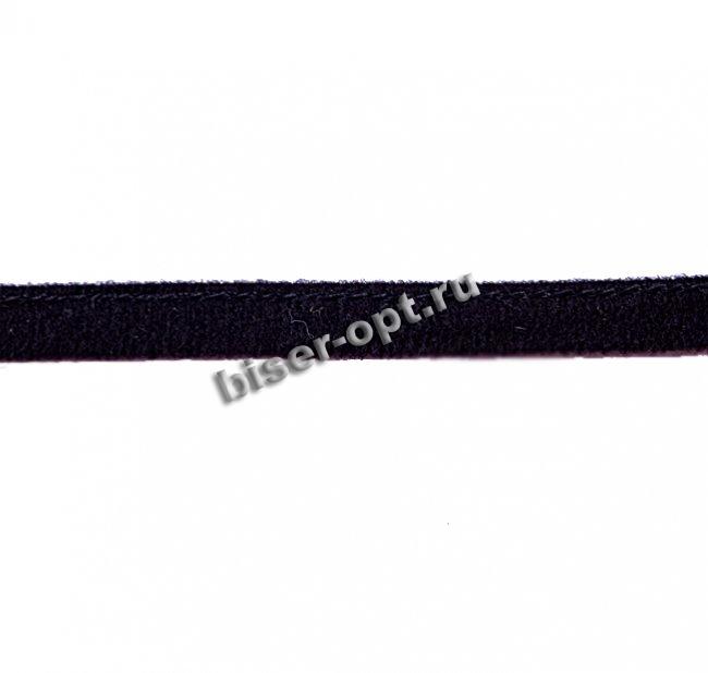 Кант BG-203 "флис" 9мм (20м) цвет:075-черный