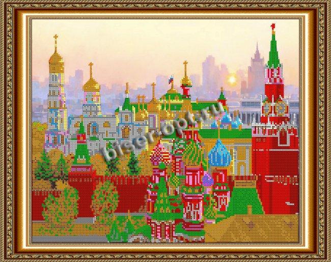 «Светлица» набор для вышивания бисером №420 «Стены Кремля» бисер Китай 38*30см (1шт) цвет:420