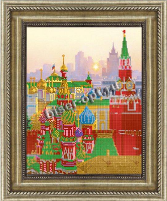 «Светлица» рисунок на ткани для вышивания бисером К-430 «Стена Кремля» 30*24см (1шт) цвет:К-430