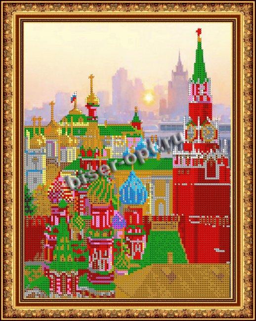 «Светлица» набор для вышивания бисером №430 «Стены Кремля» бисер Чехия 30,5*25см (1шт) цвет:430
