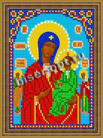 «Светлица» набор для вышивания бисером 8446М «Прсв.Богородица Хлебная» бисер Чехия 12*16см (1шт) цвет:8446М