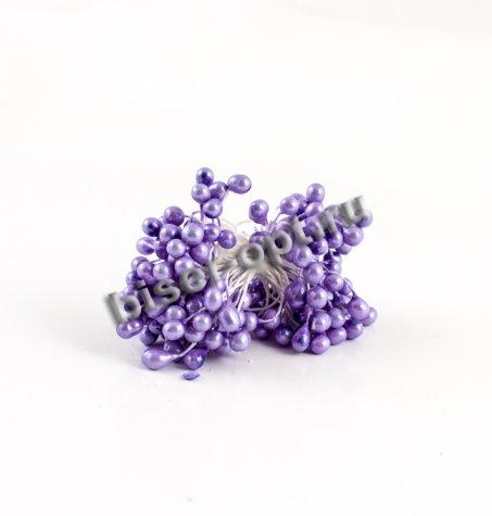 Тычинки большие двусторонние (100шт) цвет:029-фиолетовый