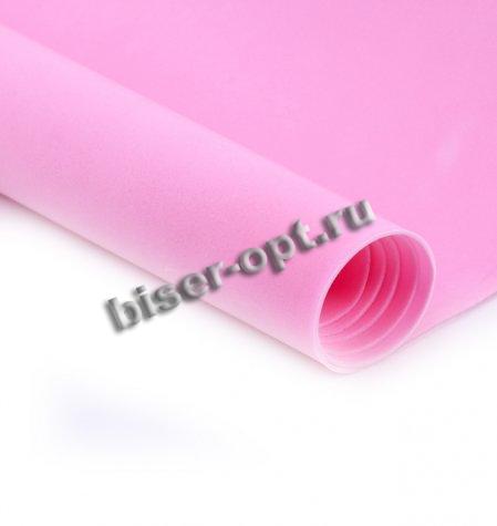 Фоамиран в рулоне 0,7-1мм (50*60см) цвет:512-розовый