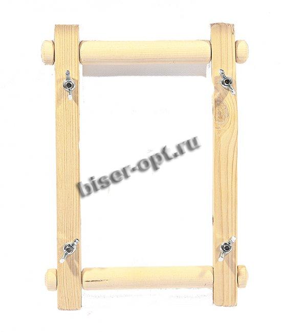 Пяльцы-рамка шлифованные (Россия) 11,5*17,5см (1шт) цвет:бук