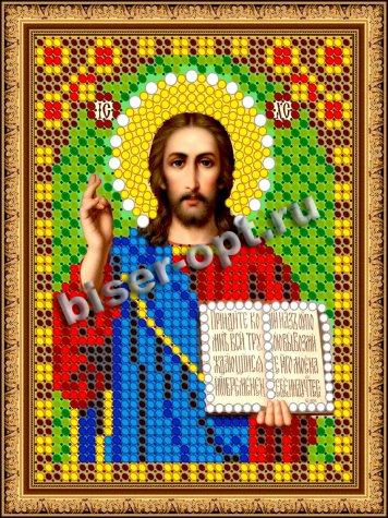 «Светлица» набор для вышивания бисером 8363ЛМ «Иисус» бисер Чехия 7,5*10см (1шт) цвет:8363ЛМ